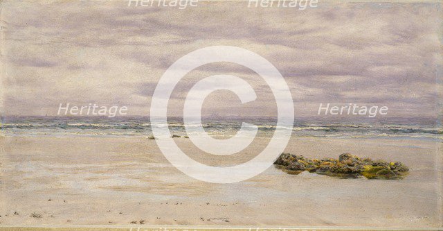 Kennack Sands, Cornwall, at Low Tide, 1877. Artist: John Brett.