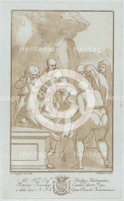 The Entombment, ca. 1780. Creator: Stefano Mulinari.