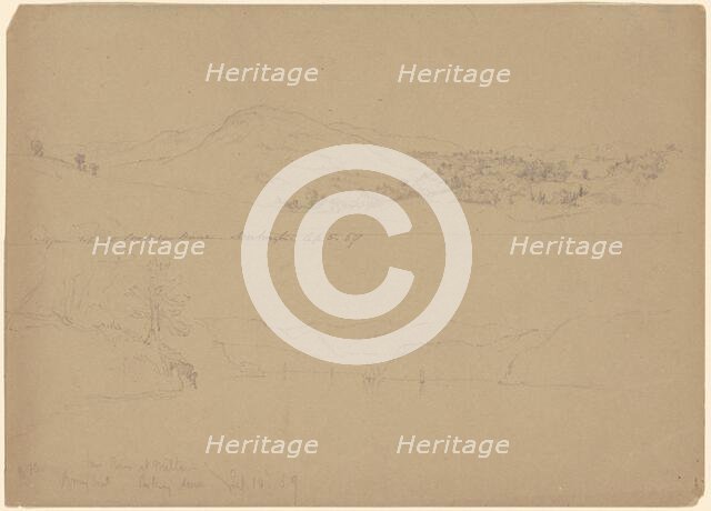 Landscapes, 1859. Creator: Daniel Huntington.