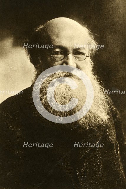 Pyotr Alexeyevich Kropotkin, Russian anarchist, c1900. Creator: Nadar.