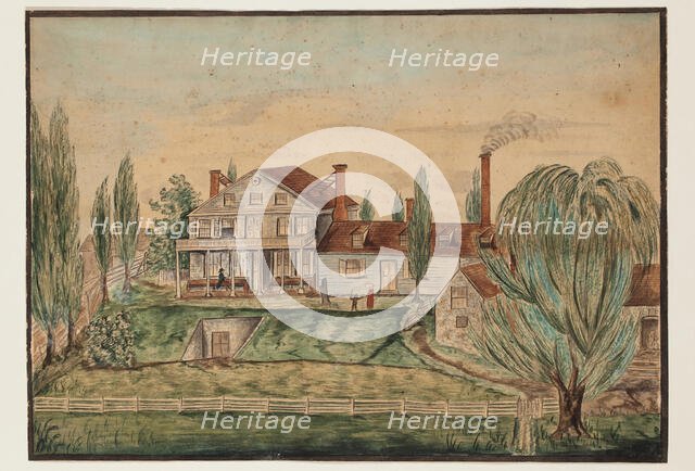 Whitby Hall, c1840s. Creator: Martha Gray Thomas.