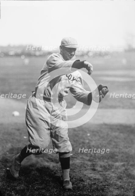 Duffy Lewis, Boston Al (Baseball), 1913. Creator: Harris & Ewing.