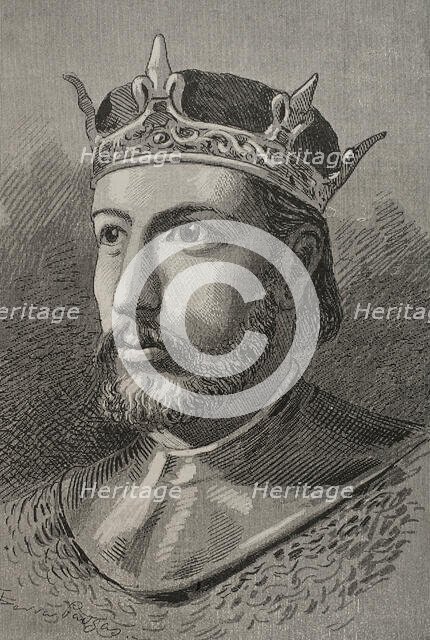 Sancho IV of Castile (1258-1295), King of Castile and Leon (1284-1295), 1890. Creator: Joan Serra y Pausas.