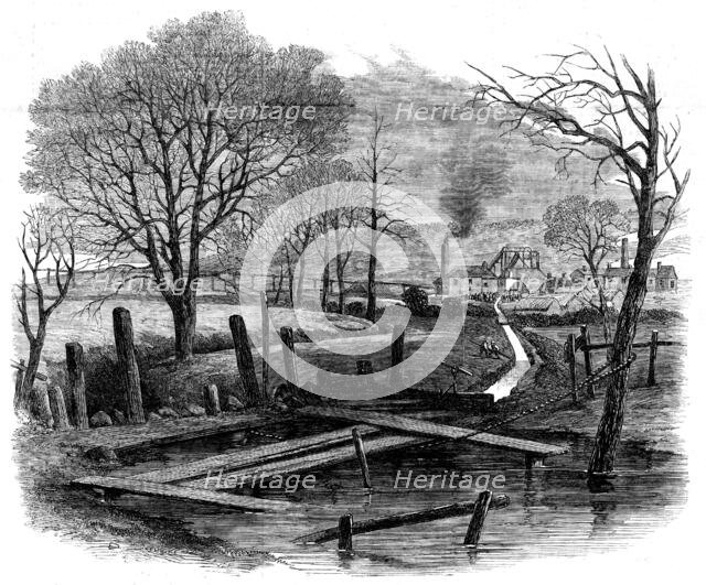The fatal explosion at St. Edmund's Main Colliery, Barnsley, 1862. Creator: Unknown.