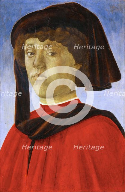 Portrait of a Young Man, ca 1470. Creator: Botticelli, Sandro (1445-1510).