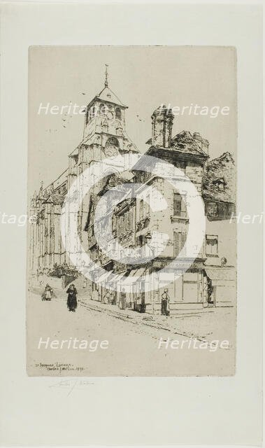 St. Jacques, Lisieux, 1890. Creator: Charles John Watson.