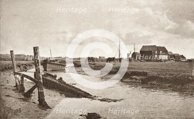 A Tidal River, Printed 1889-1891. Creator: J. B. B. Wellington.