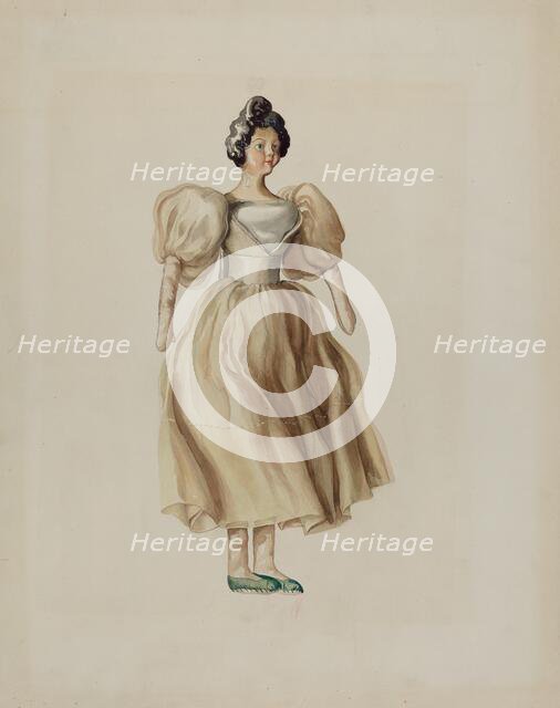 Doll, c. 1936. Creator: Lillian Causey.