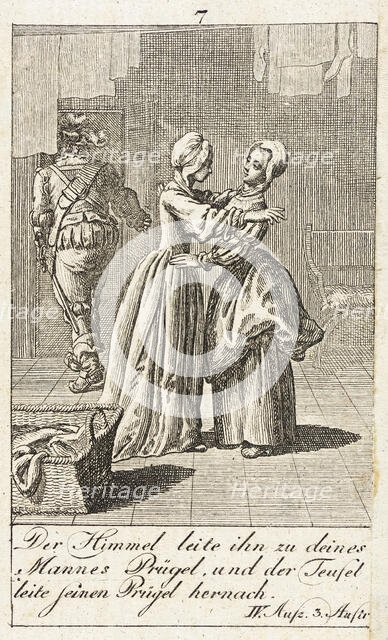 Plate 7 for Shakespeare's 'Macbeth', 1784. Creator: Daniel Nikolaus Chodowiecki.
