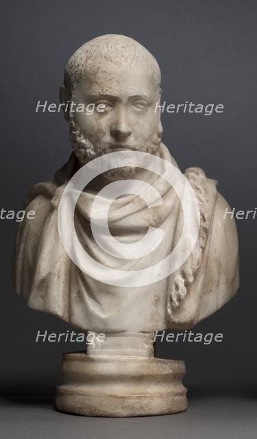 Portrait Bust of an Aristocratic Man, 280-290. Creator: Unknown.