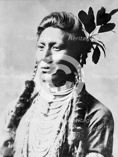 Yellow Dog, North American Indian, c1885-90. Artist: Unknown