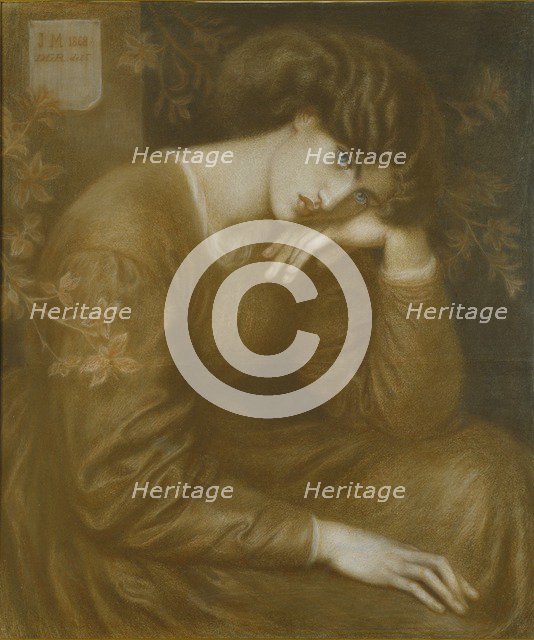 Reverie, 1868. Artist: Dante Gabriel Rossetti.