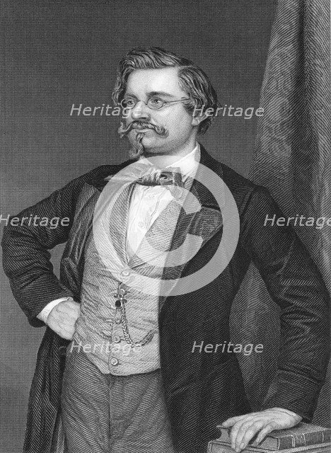 August Wilhelm Hofmann, German organic chemist, 1854-1860. Artist: Unknown