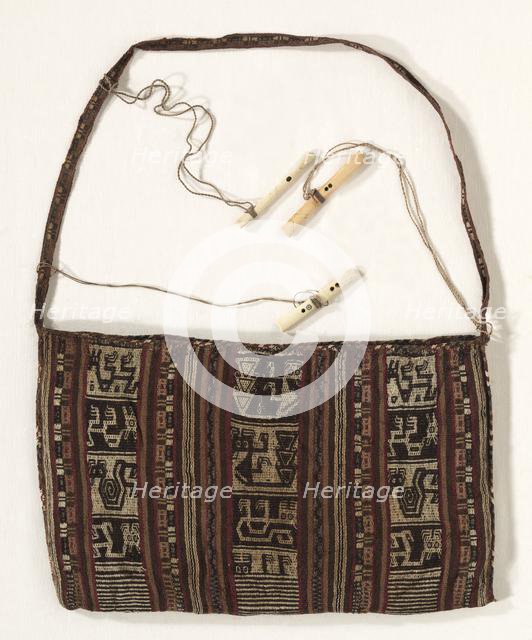 Textile Bag, c. 1100-1400. Creator: Unknown.