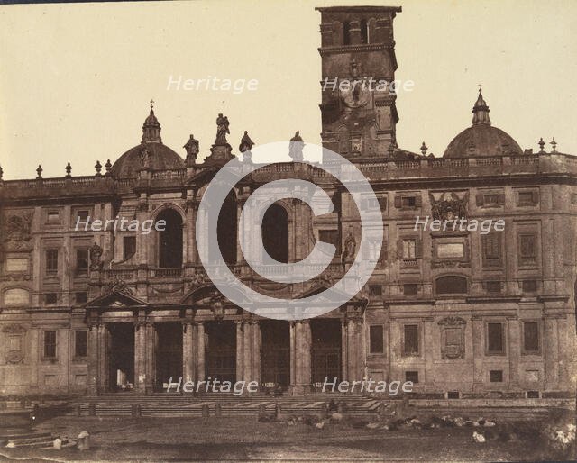 Santa Maria Maggiore, Rome, 1850s. Creator: Unknown.