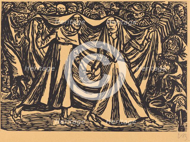 The Dance of Death II, 1921. Creator: Ernst Barlach.