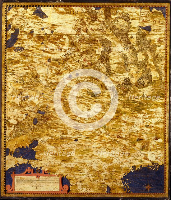 Russia Moscovia, c. 1565. Artist: Danti, Egnazio (1536-1586)
