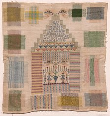 Sampler, 1743. Creator: Unknown.