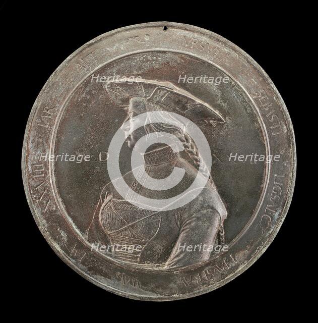 Ursula Saemftl, 1499-1551, Second Wife of Sebastian Liegsalz 1522, 1527. Creator: Friedrich Hagenauer.