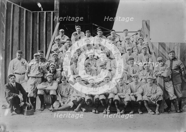 New York AL team photo (baseball)], 1916. Creator: Bain News Service.
