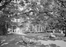 William S Paley, residence in Manhasset, Long Island, 1942. Creator: Gottscho-Schleisner, Inc.