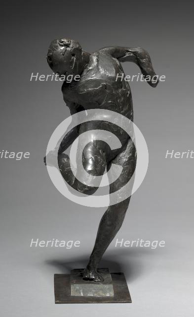 Dancer Looking at the Sole of her Right Foot, 1896-1897. Creator: Edgar Degas (French, 1834-1917).