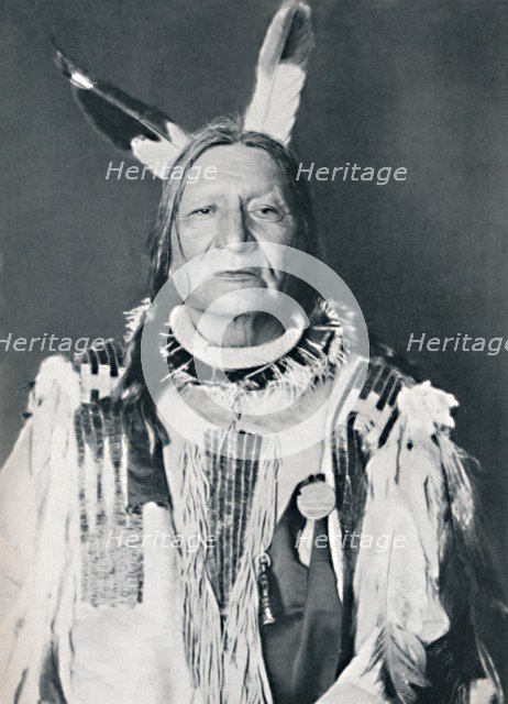 A Sioux chief, 1912. Artist: Robert Wilson Shufeldt.