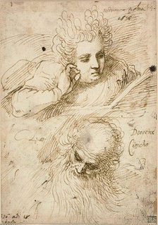 Andriana Palma and Diogenes the Cynic, 1596. Creator: Jacopo Palma.
