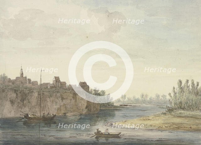 Belgern at the Elbe, c1775-1779. Creator: Georg Melchior Kraus.