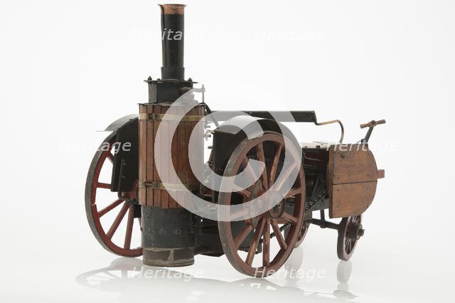 1868 Knight Steam carriage scale model. Creator: Unknown.