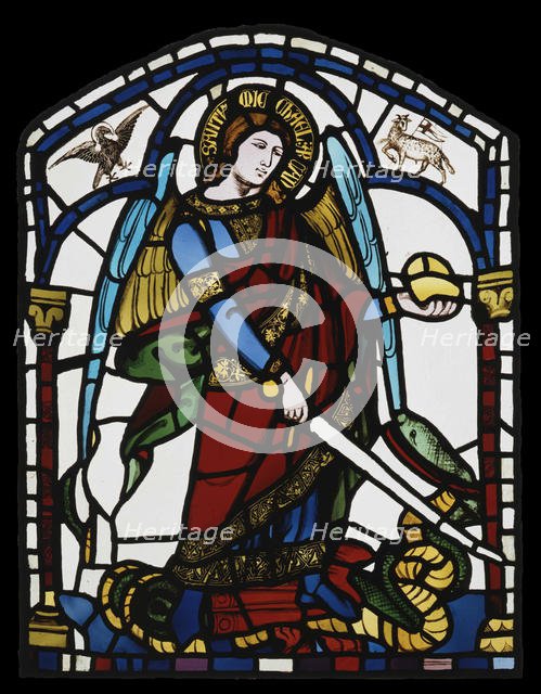 Saint Michael the Archangel, ca 1326. Creator: Lorenzetti, Ambrogio (ca 1290-ca 1348).