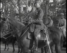 Allied Soldiers on Horseback in the German Republic, 1920. Creator: British Pathe Ltd.