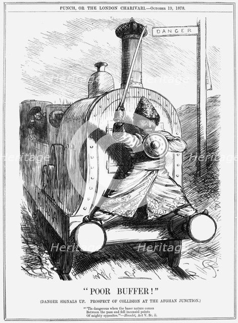 Poor Buffer, 1878. Artist: Joseph Swain