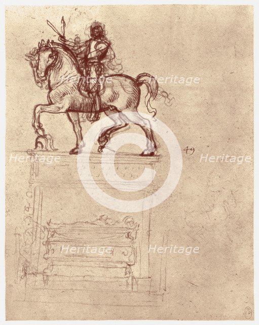 'Trivulzio Monument', c1511. Artist: Leonardo da Vinci