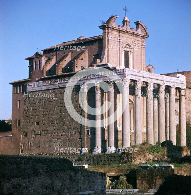 Temple of Antoninus and Faustina, 2nd century. Artist: Unknown