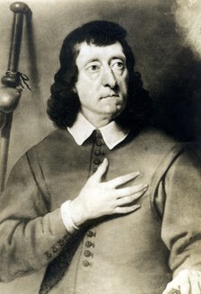 John Milton (1608-1674), English poet, early 20th century.Artist: Rotary Photo