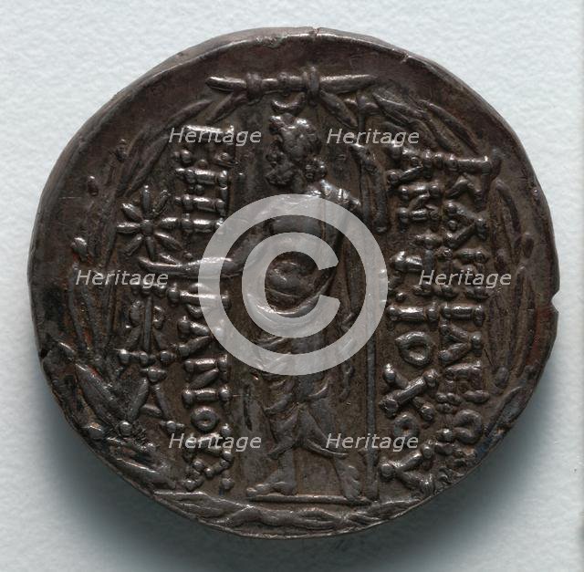 Tetradrachm: Zeus (reverse), 111-109 BC. Creator: Unknown.