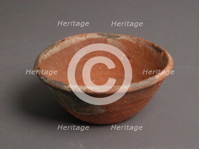 Bowl, Coptic, 4th-7th century. Creator: Unknown.