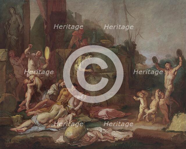 Bacchanal, 1660. Creator: Giulio Carpioni.