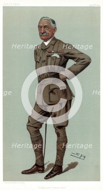 'Soldier and Correspondent', Colonel Francis William Rhodes DSO, 1899.Artist: Spy