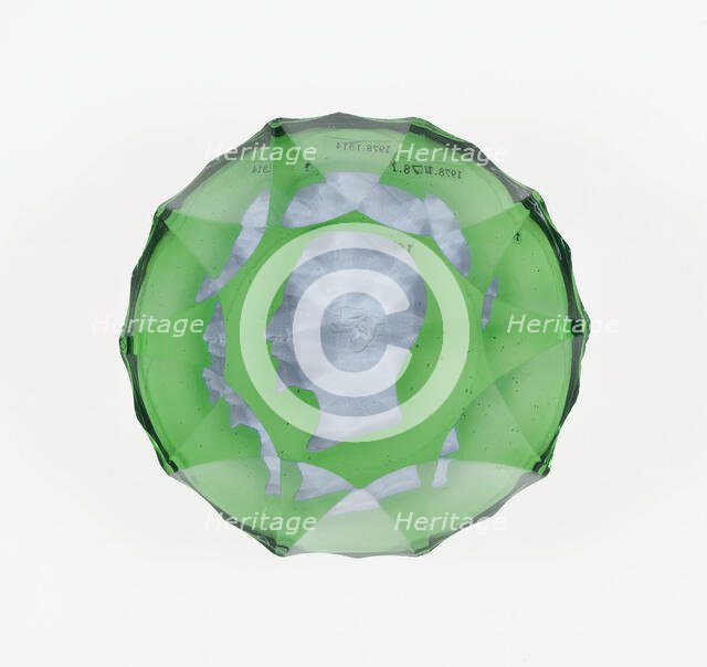 Paperweight, Lunéville, c. 1846-55. Creator: Baccarat Glasshouse.