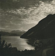 'Evening on the Walchensee', 1931. Artist: Kurt Hielscher.