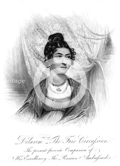 The Companion of the Persian Ambassador, 1819.Artist: S Thomson