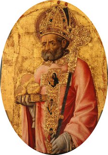 Saint Nicholas, c 1450. Creator: Vivarini; Antonio (ca 1440-1480).