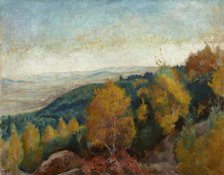 Autumn Landscape-Environs of Kalwaria Zebrzydowska, between 1914-1918. Creator: Wojciech Weiss.