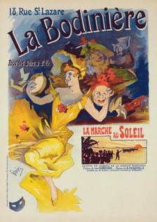 Affiche pour "La Bodinière"., c1900. Creator: Jules Cheret.
