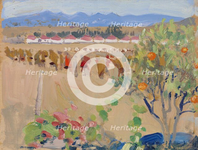 From outside Nairobi, 1909-1910. Creator: Akseli Gallen-Kallela.