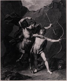 The Education of Achilles, 1794. Artist: Bervic, Charles Clément (1756-1822)