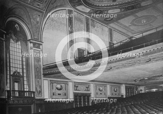 At the line of the balcony, the Allen Theatre, Cleveland, Ohio, 1925. Artist: Unknown.