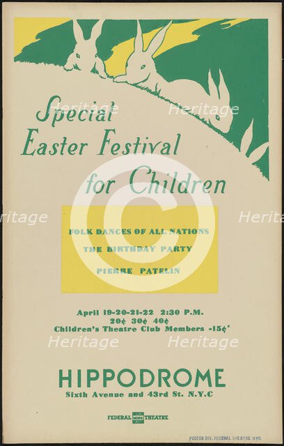 Easter Festival, New York, [1930s]. Creator: Unknown.
